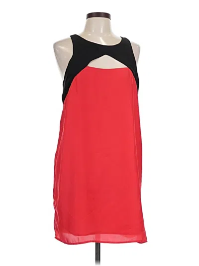 Pre-owned Silence And Noise Sleeveless Top Red Halter Neckline Tops