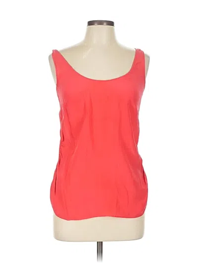 Pre-owned Silence And Noise Sleeveless Top Red Scoop Neck Tops