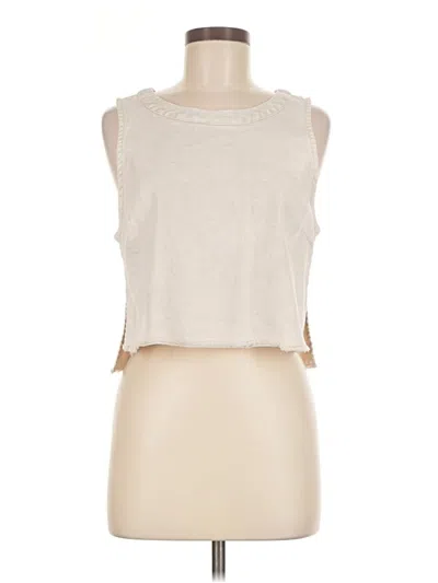 Pre-owned Silence And Noise Sleeveless T-shirt In Ivory
