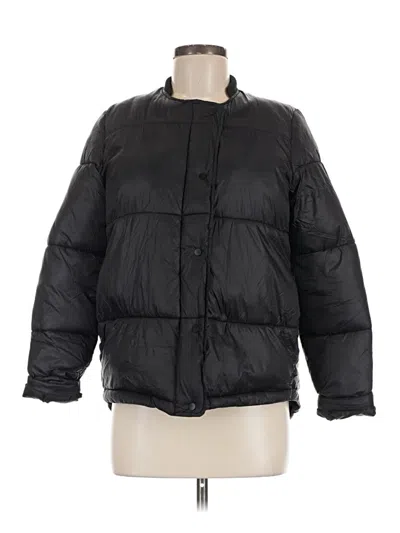 Pre-owned Silence And Noise Snow Jacket In Black