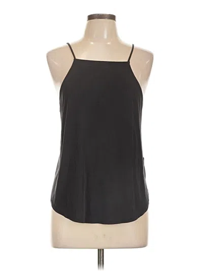 Pre-owned Silence And Noise Tank Top Black Halter Neckline Tops