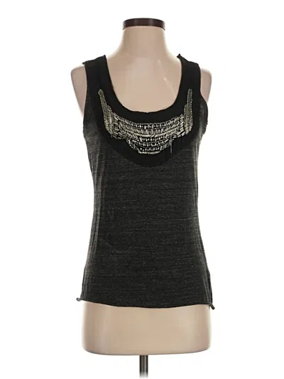 Pre-owned Silence And Noise Tank Top Gray Strapless Neckline Tops