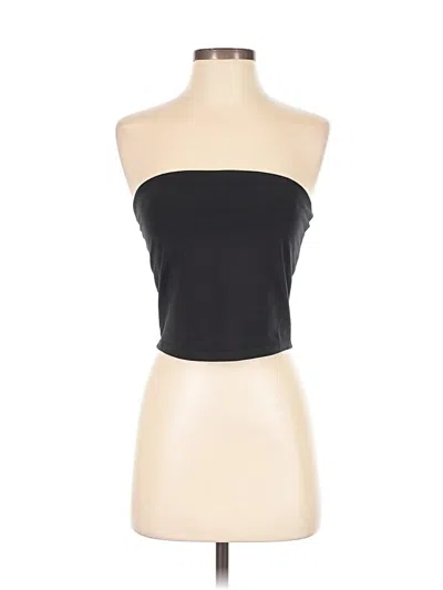 Pre-owned Silence And Noise Tube Top Black Strapless Neckline Tops