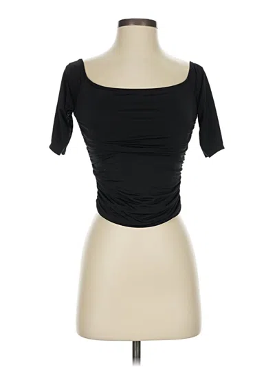 Pre-owned Silence And Noise Tube Top Black Strapless Neckline Tops