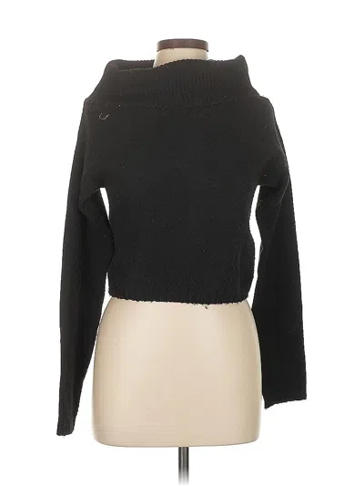 Pre-owned Silence And Noise Turtleneck Sweater In Black