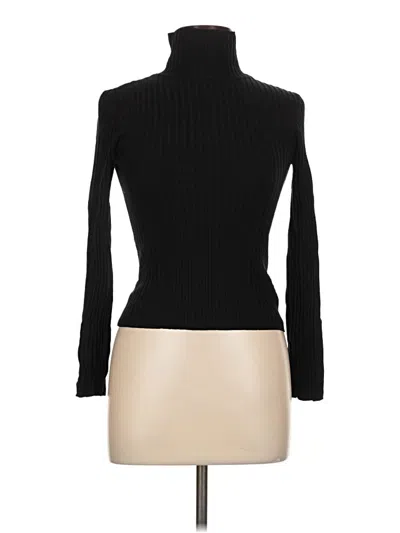 Pre-owned Silence And Noise Turtleneck Sweater In Black