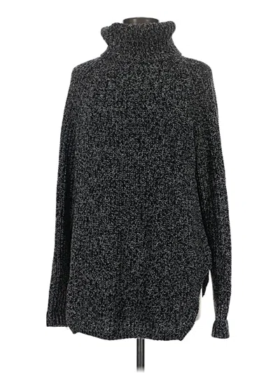 Pre-owned Silence And Noise Turtleneck Sweater In Black