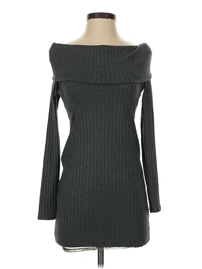 Pre-owned Silence And Noise Turtleneck Sweater In Gray