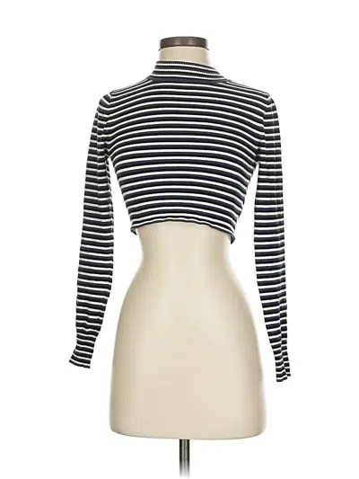 Pre-owned Silence And Noise Turtleneck Sweater In White