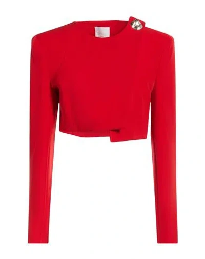 Silence Limited Woman Jacket Red Size M Pes, Elastane