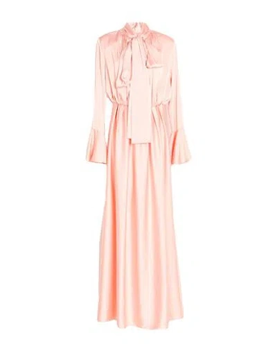 Silence Limited Woman Maxi Dress Salmon Pink Size M Pes