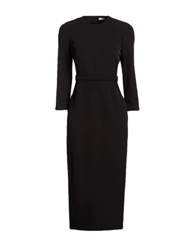 Silence Limited Woman Midi Dress Black Size Xs Pes, Elastane