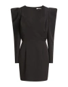 Silence Limited Woman Mini Dress Black Size L Polyester, Elastane In Black