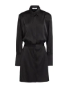 Silence Limited Woman Mini Dress Black Size S Polyester