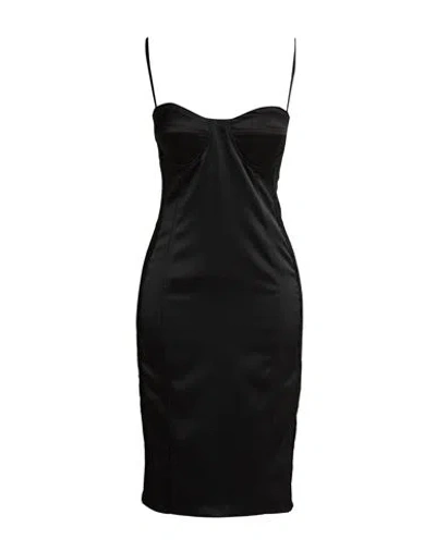 Silence Limited Woman Mini Dress Black Size Xs Pes, Elastane