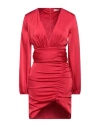 Silence Limited Woman Mini Dress Red Size Xs Polyester