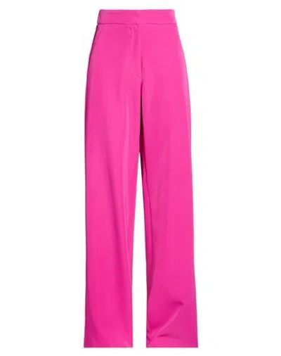 Silence Limited Woman Pants Mauve Size M Polyester, Elastane In Pink