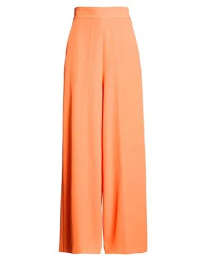 Silence Limited Woman Pants Orange Size L Polyester, Elastane