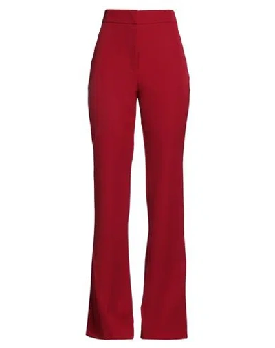 Silence Limited Woman Pants Red Size S Polyester, Elastane In Red