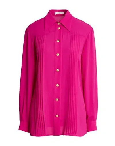Silence Limited Woman Shirt Fuchsia Size S Polyester In Pink