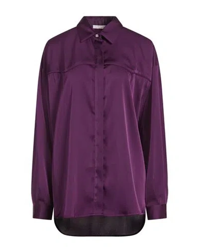 Silence Limited Woman Shirt Plum Size M Polyester In Purple