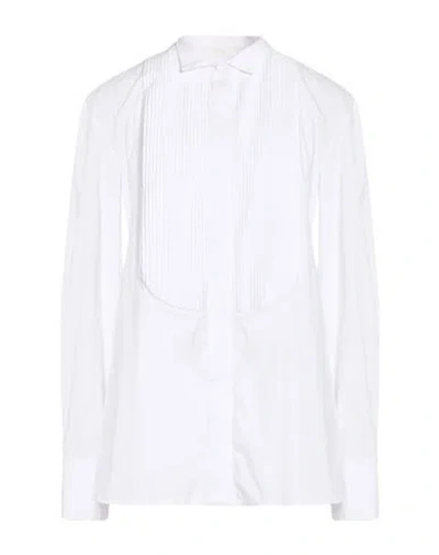Silence Limited Woman Shirt White Size M Cotton, Polyamide, Elastane