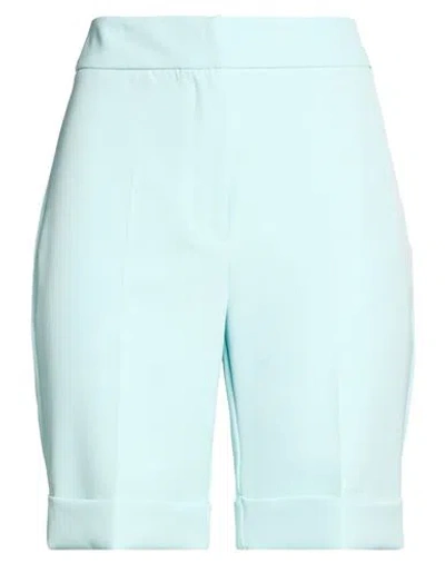 Silence Limited Woman Shorts & Bermuda Shorts Sky Blue Size L Pes, Elastane