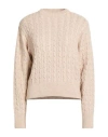Silence Limited Woman Sweater Beige Size M Viscose, Polyester, Polyamide In Neutral
