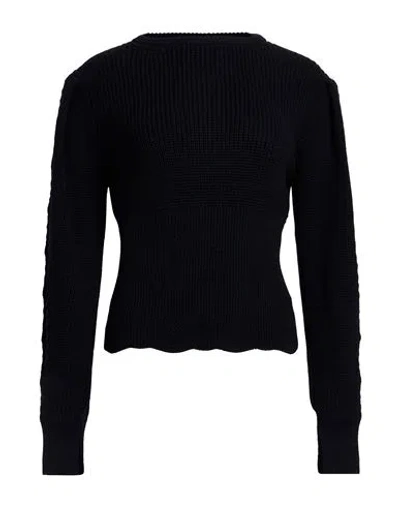 Silence Limited Woman Sweater Black Size L Mohair Wool, Acrylic