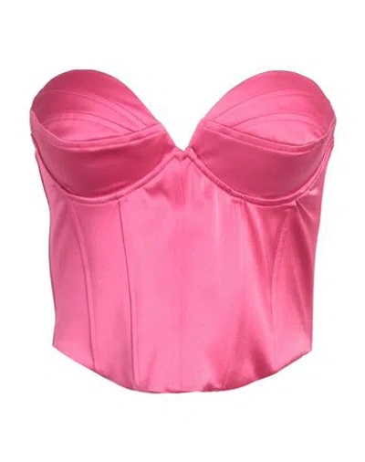 Silence Limited Woman Top Fuchsia Size M Pes - Polyethersulfone, Elastane In Pink