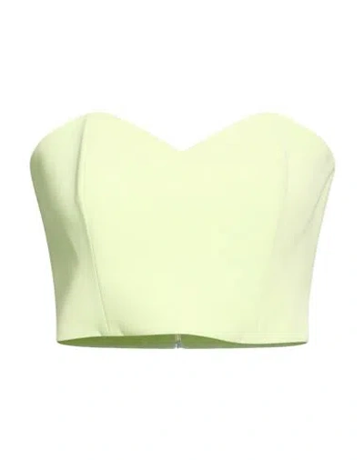 Silence Limited Woman Top Light Green Size M Pes, Elastane