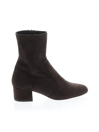 Pre-owned Silent D Ankle Boots In Brown
