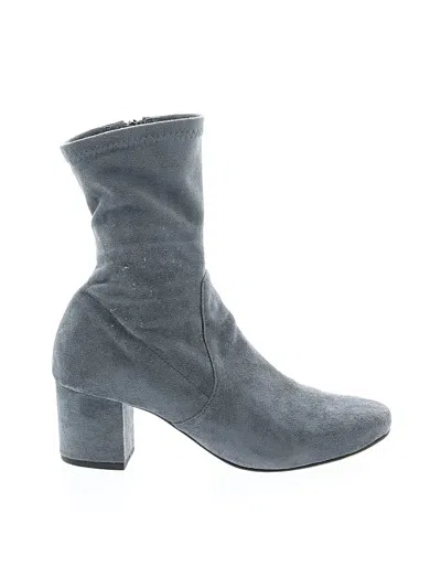 Pre-owned Silent D Ankle Boots In Gray