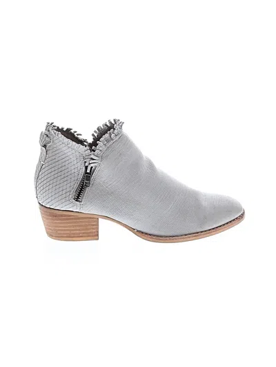 Pre-owned Silent D Ankle Boots In Gray