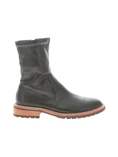 Pre-owned Silent D Boots In Gray