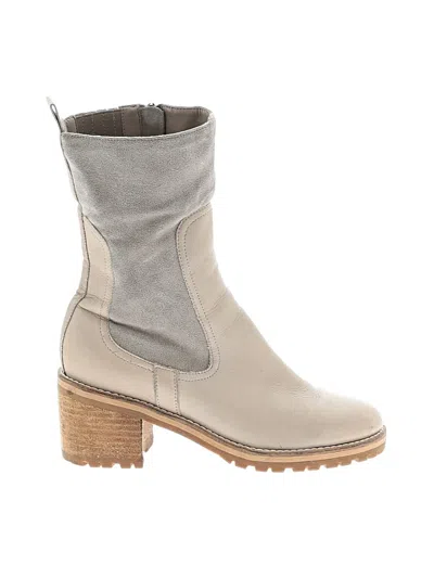 Pre-owned Silent D Boots In Gray