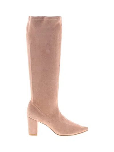 Pre-owned Silent D Boots In Tan