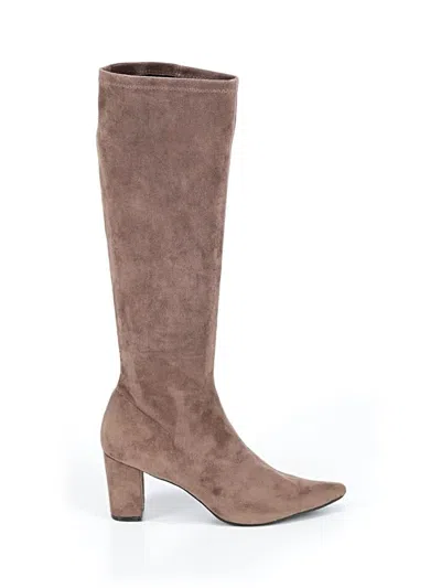 Pre-owned Silent D Boots In Tan