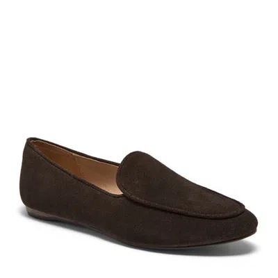 Silent D Boy Loafer In Choc Cow Suede