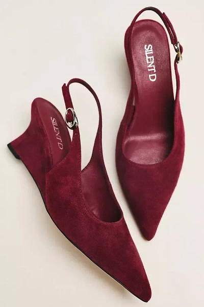 Silent D Celein-sd Slingback Wedge Heel In Multi