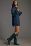 Silent D Erena Kitten-heel Boots In Green