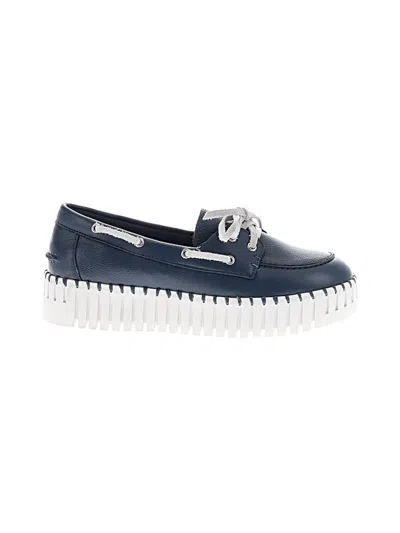 Pre-owned Silent D Flats In Blue