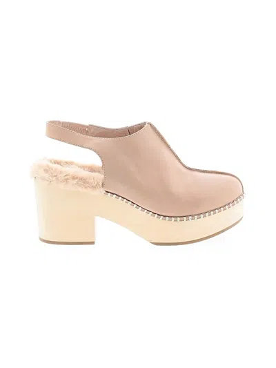 Pre-owned Silent D Heels In Tan