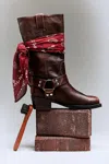 Silent D Hervee Moto Boots In Multi