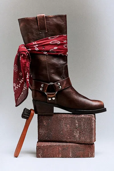 Silent D Hervee Moto Boots In Multi