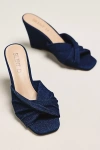 Silent D Katia Wedges In Blue