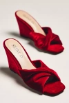 Silent D Katia Wedges In Red