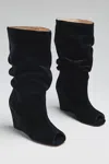 Silent D Kiki Peep-toe Tall Boots In Multi
