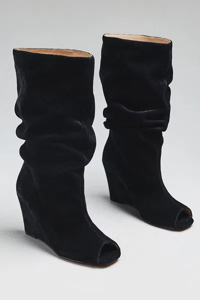 Silent D Kiki Peep-toe Tall Boots In Multi