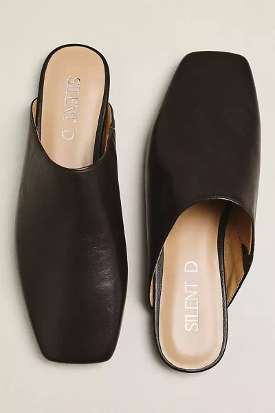 Silent D Lorrie Mule Flats In Brown